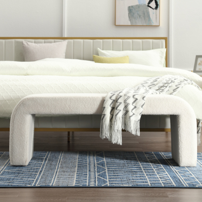 Yeelen Fuzzy Upholstery Bench