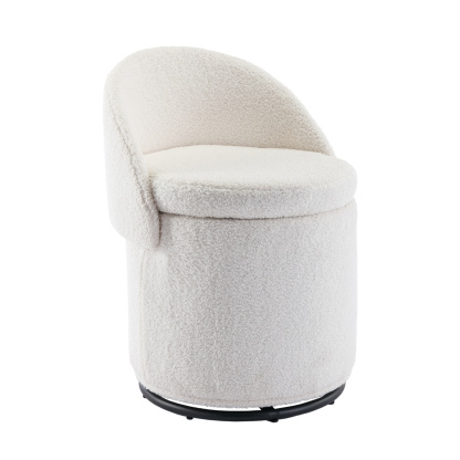 Round Storage Swivel Chair