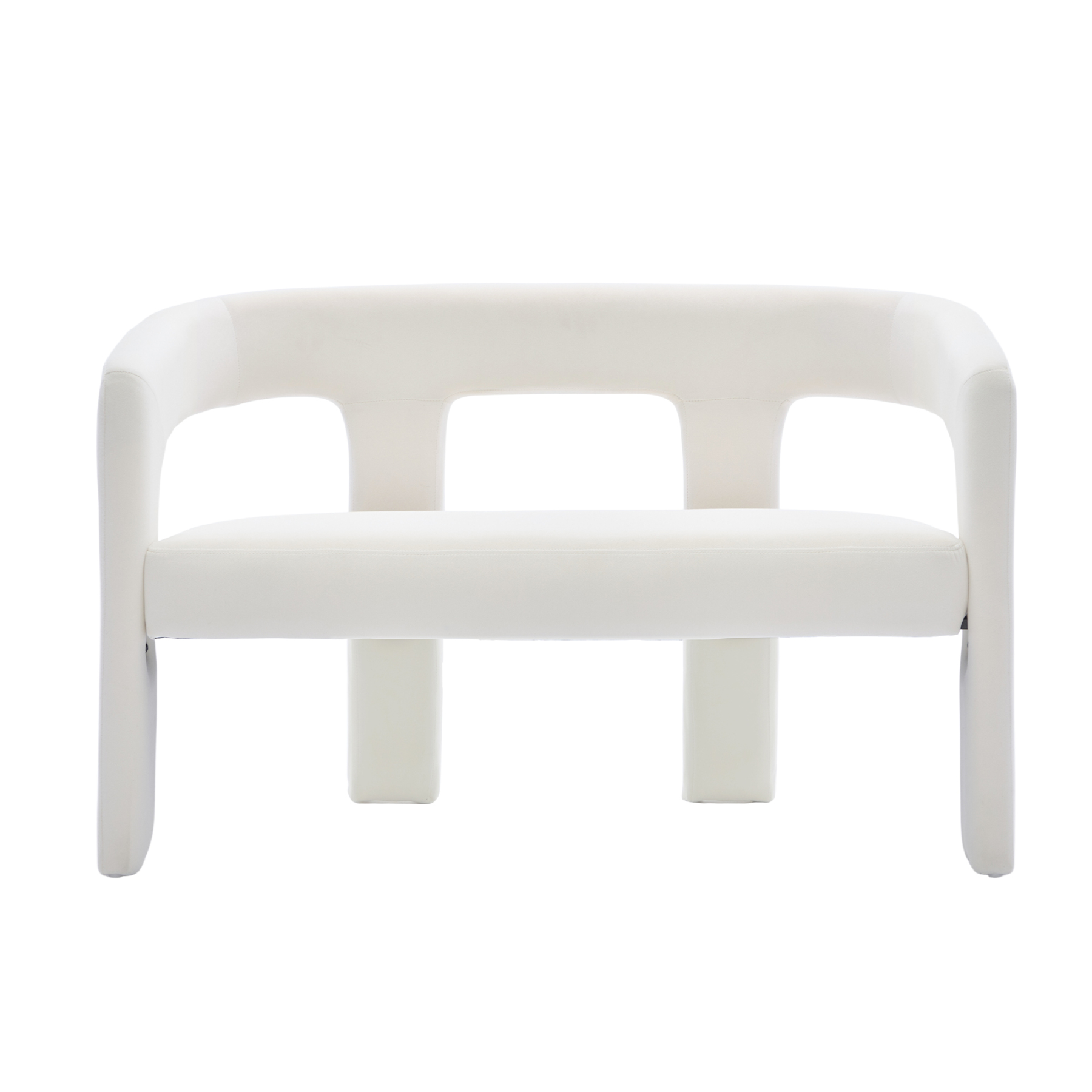 Dove 47'' Bench with Back