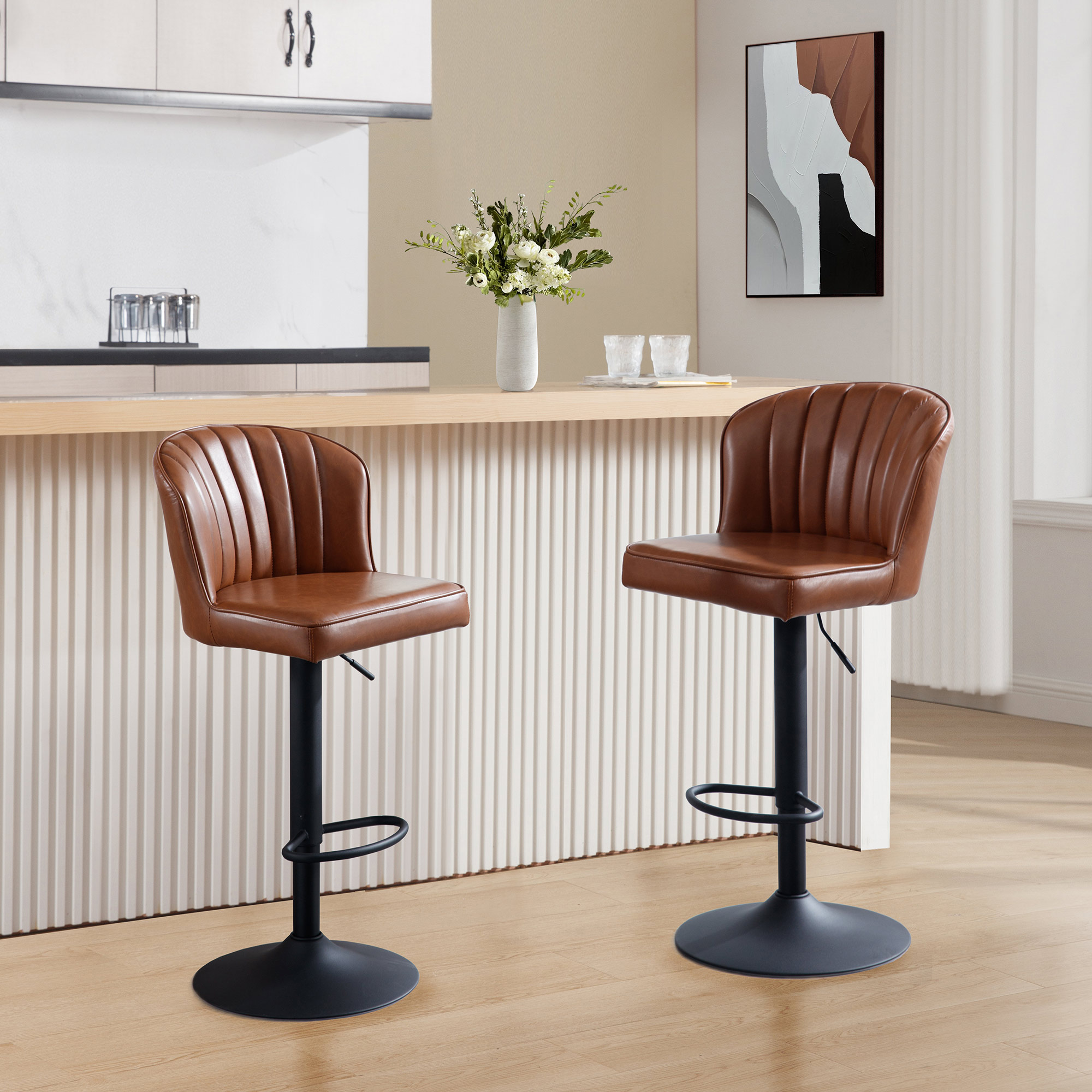Cameo Adjustable Bar Stools (Set of 2)