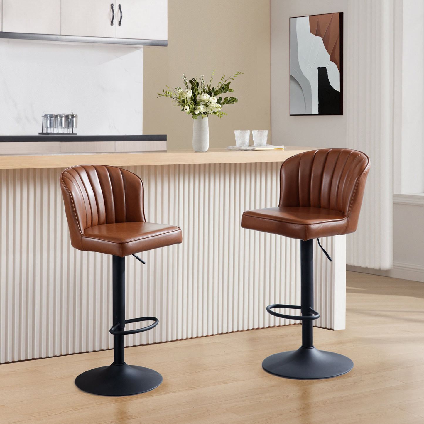 Cameo Adjustable Bar Stools (Set of 2)