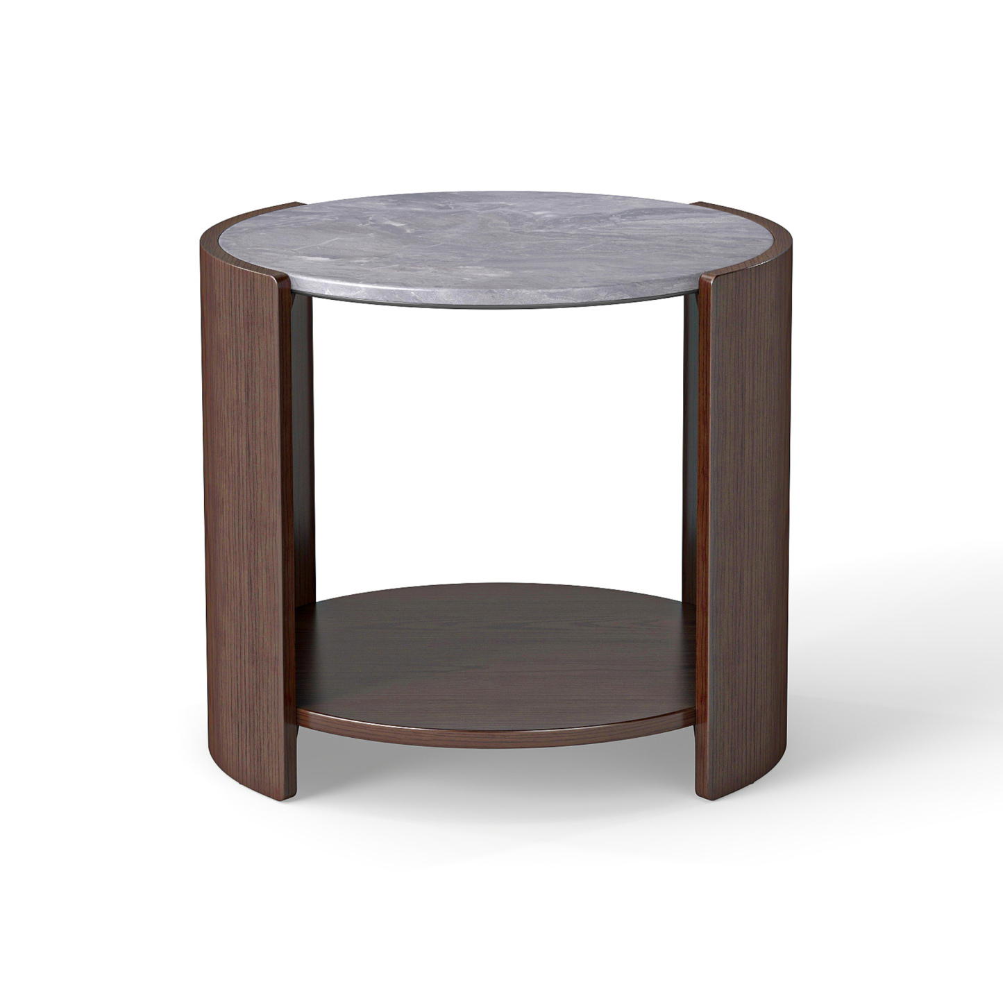 Gia Cultured Marble Side Table