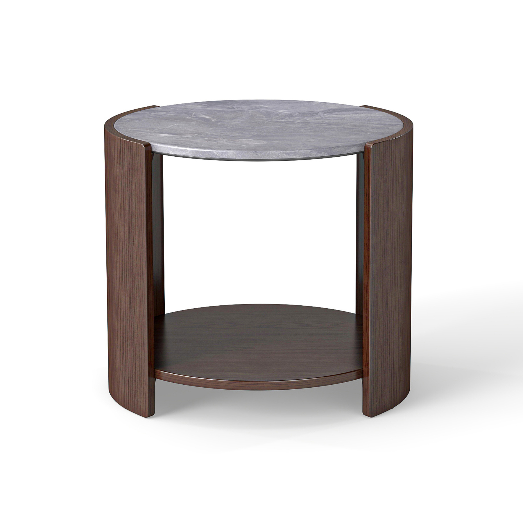 Gia Cultured Marble Side Table