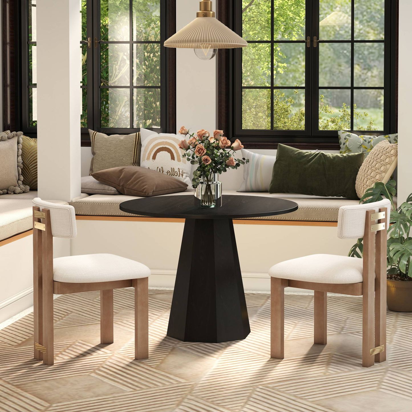 Clark 39" Round Dining Table Set