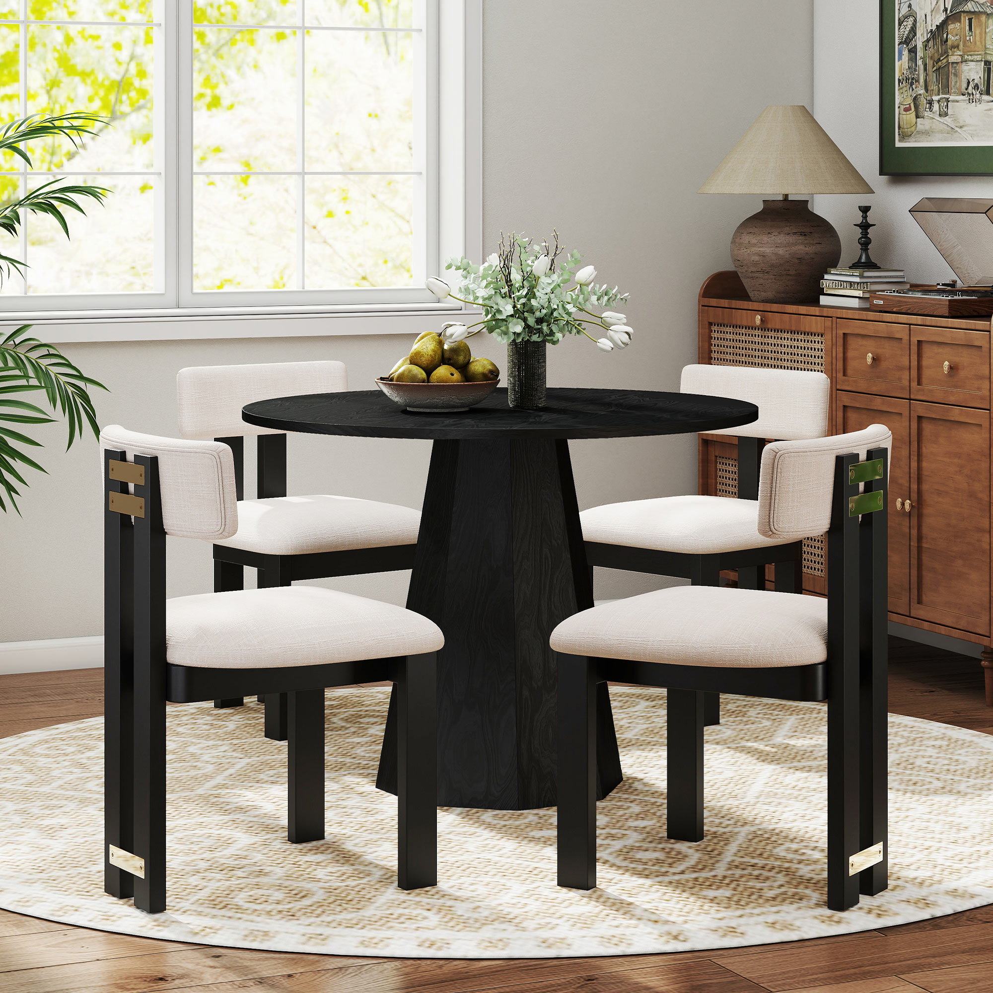 Clark 39" Round Dining Table Set