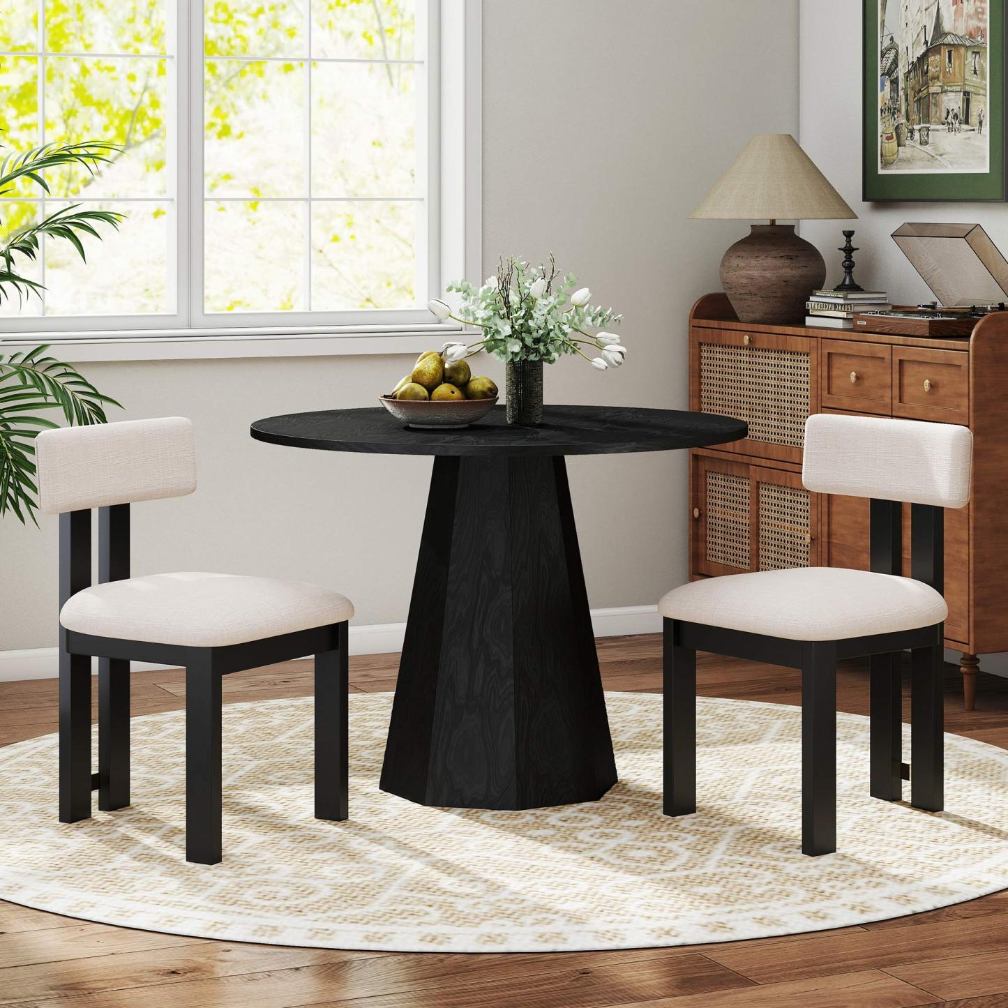 Clark 39" Round Dining Table Set