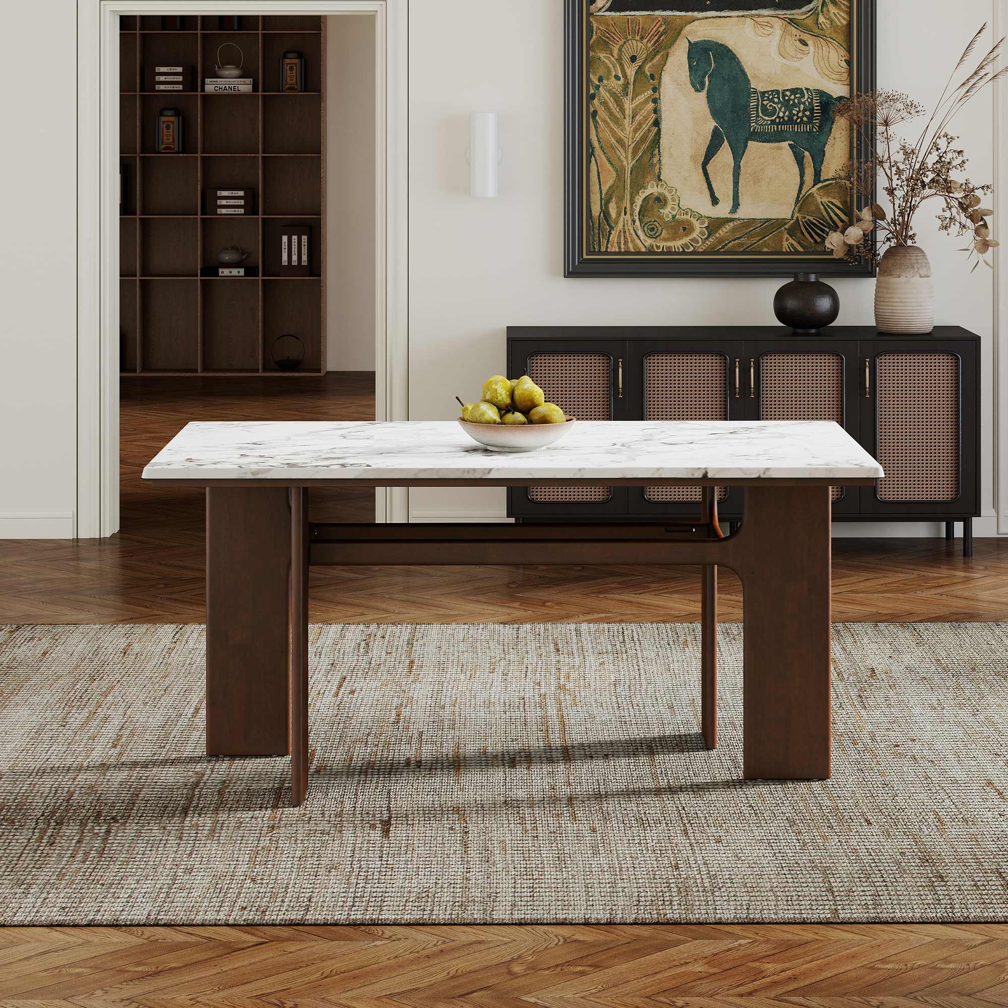 Alex 63'' Rectangle Dining Table Set