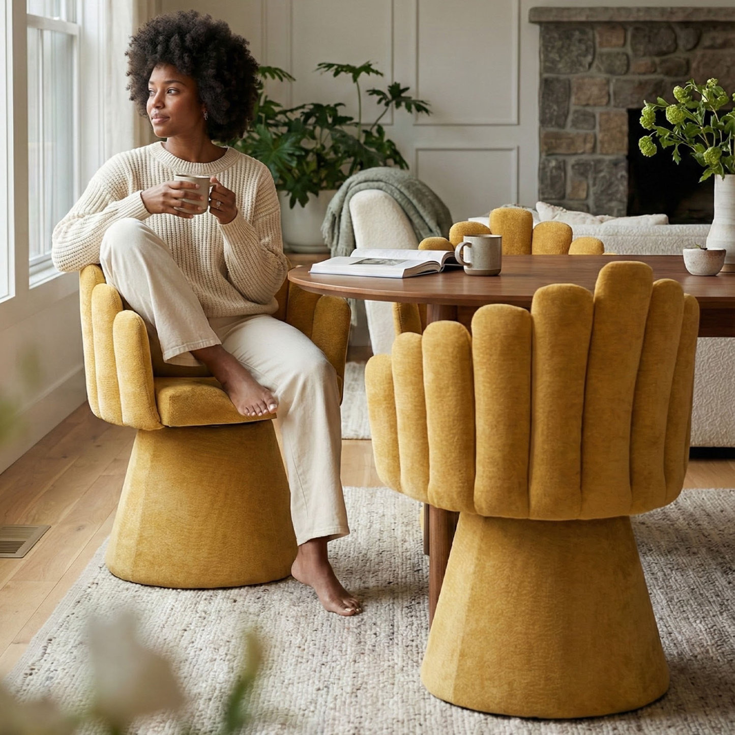 Winnie Swivel Dining Chair