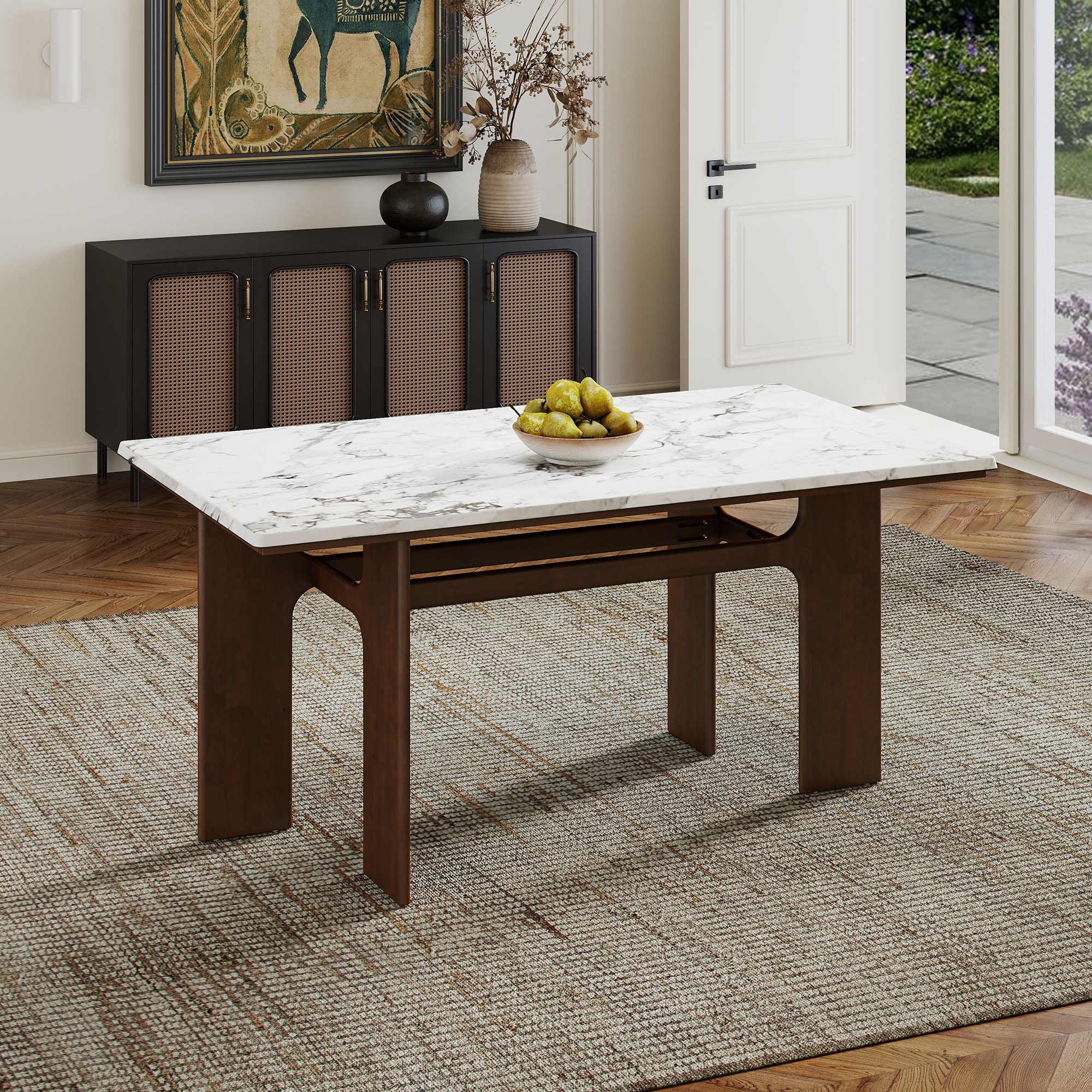 Alex 63'' Rectangle Dining Table Set
