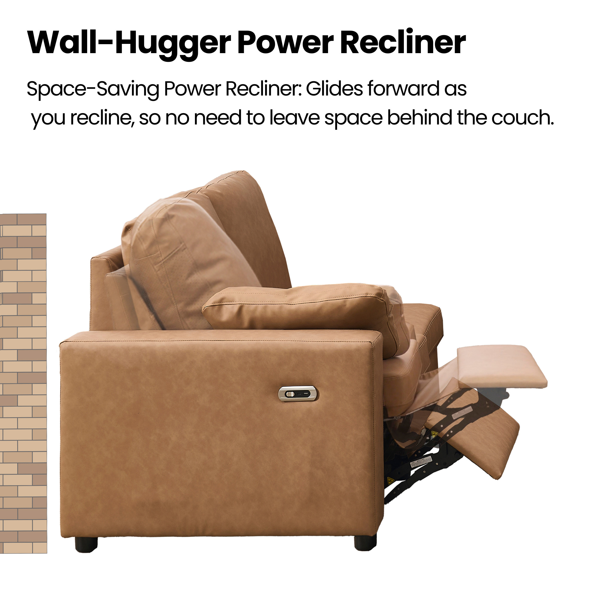 Levi Reclining Sectional Sofa With Storage