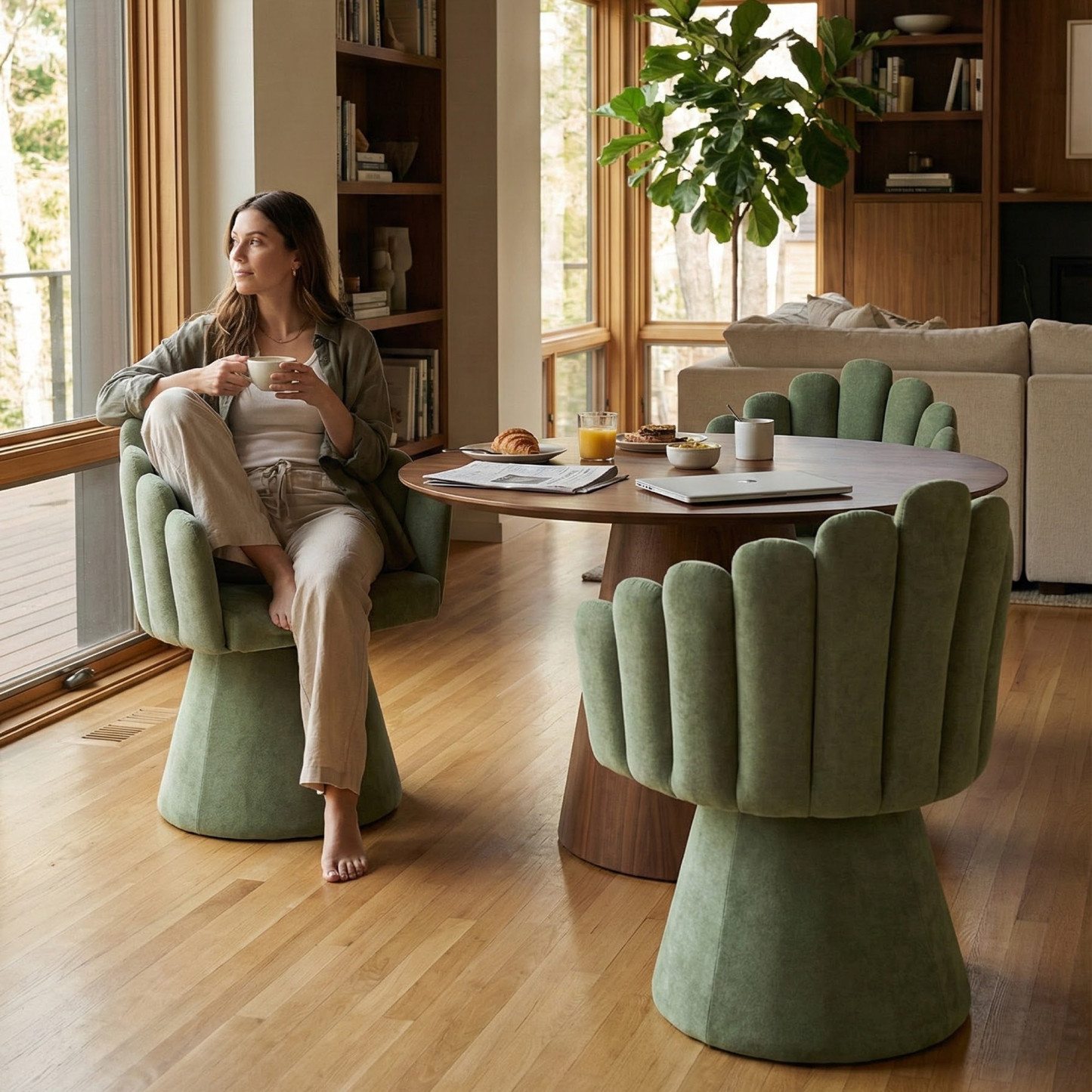 Winnie Swivel Dining Chair