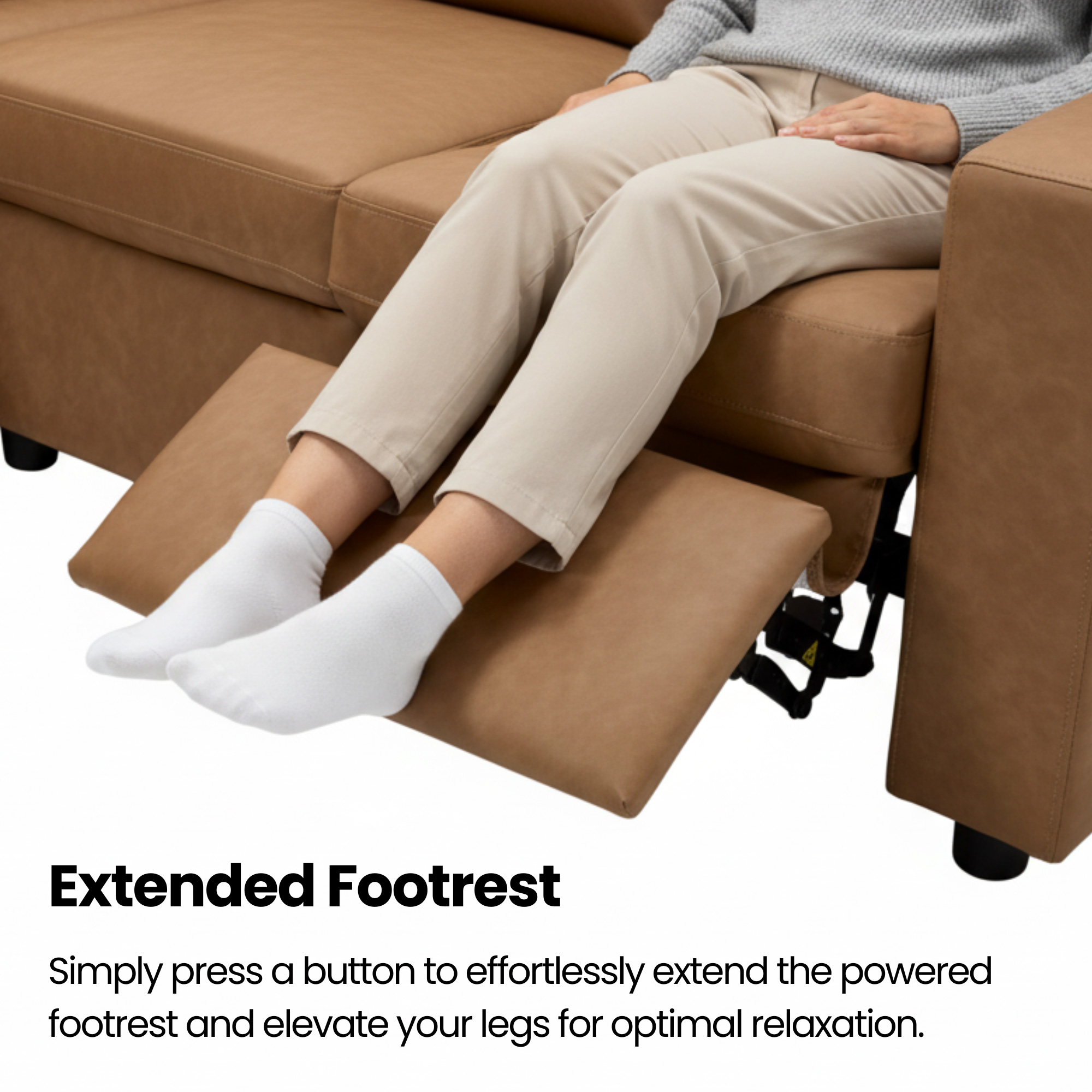 Levi Reclining Sectional Sofa With Storage