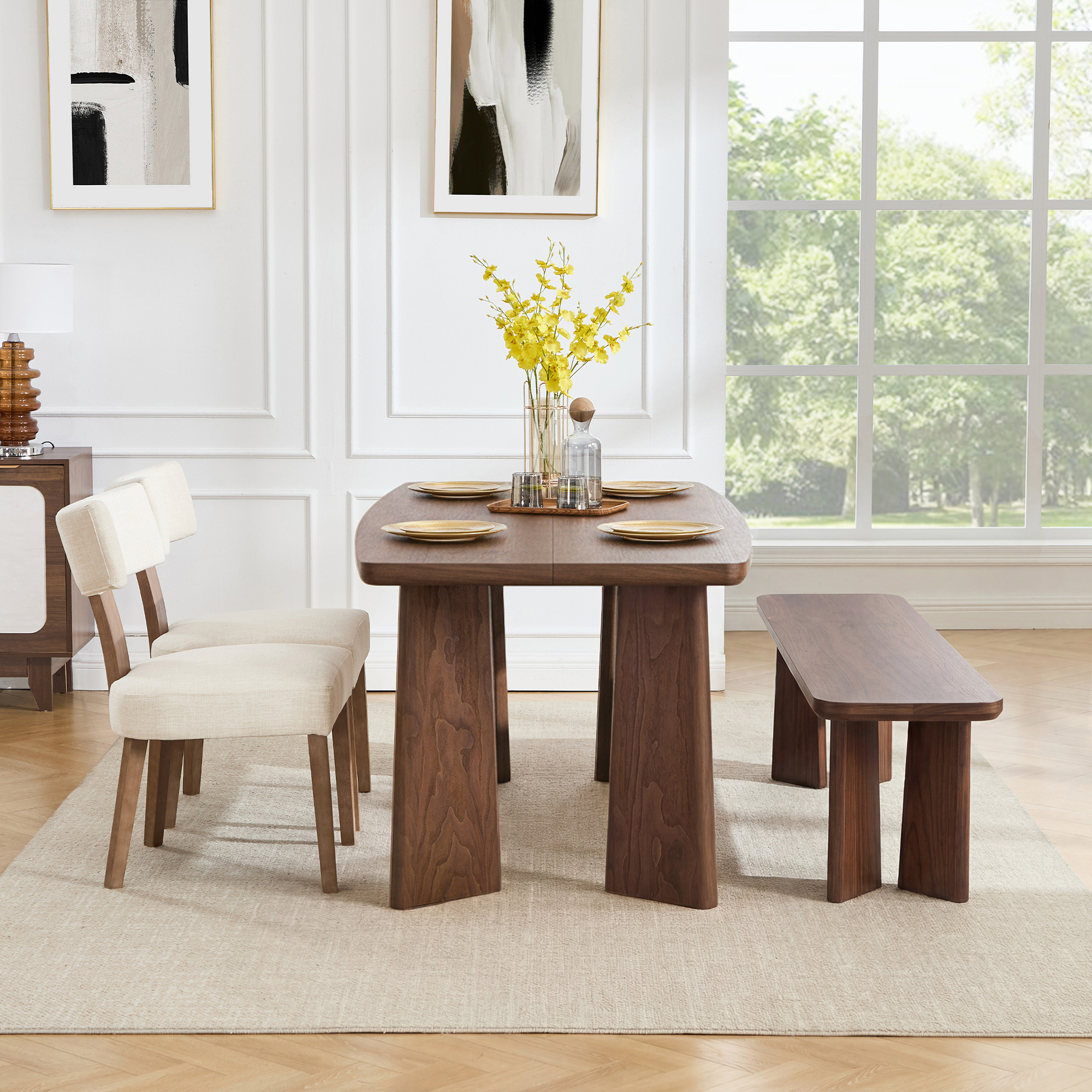 Rectangle Dining Table Set