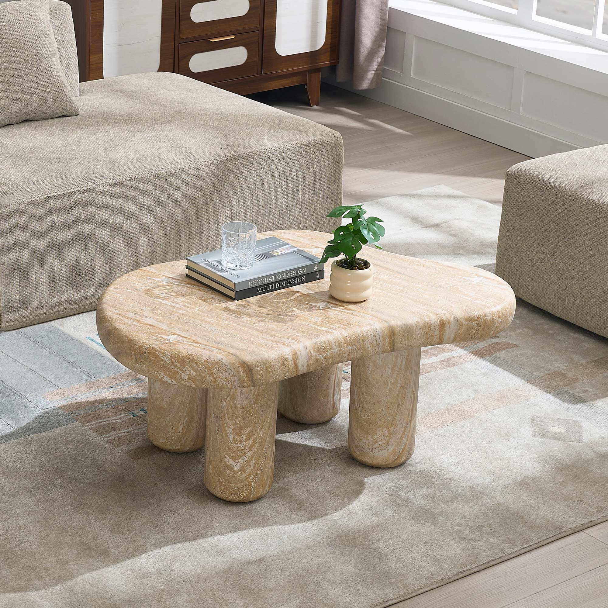 Olivia Stone Coffee Table