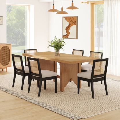 Flex Extendable Dining Table Set 54"-72"