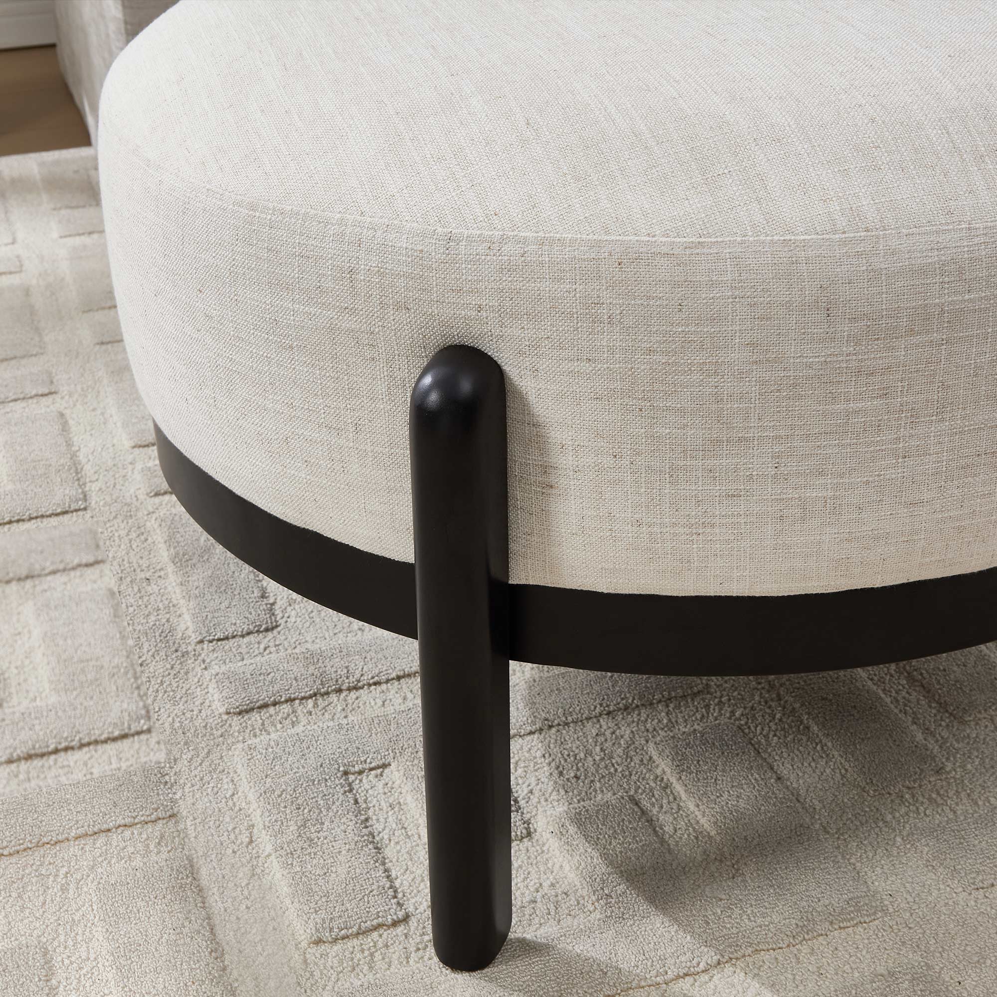 Carter Round Ottoman