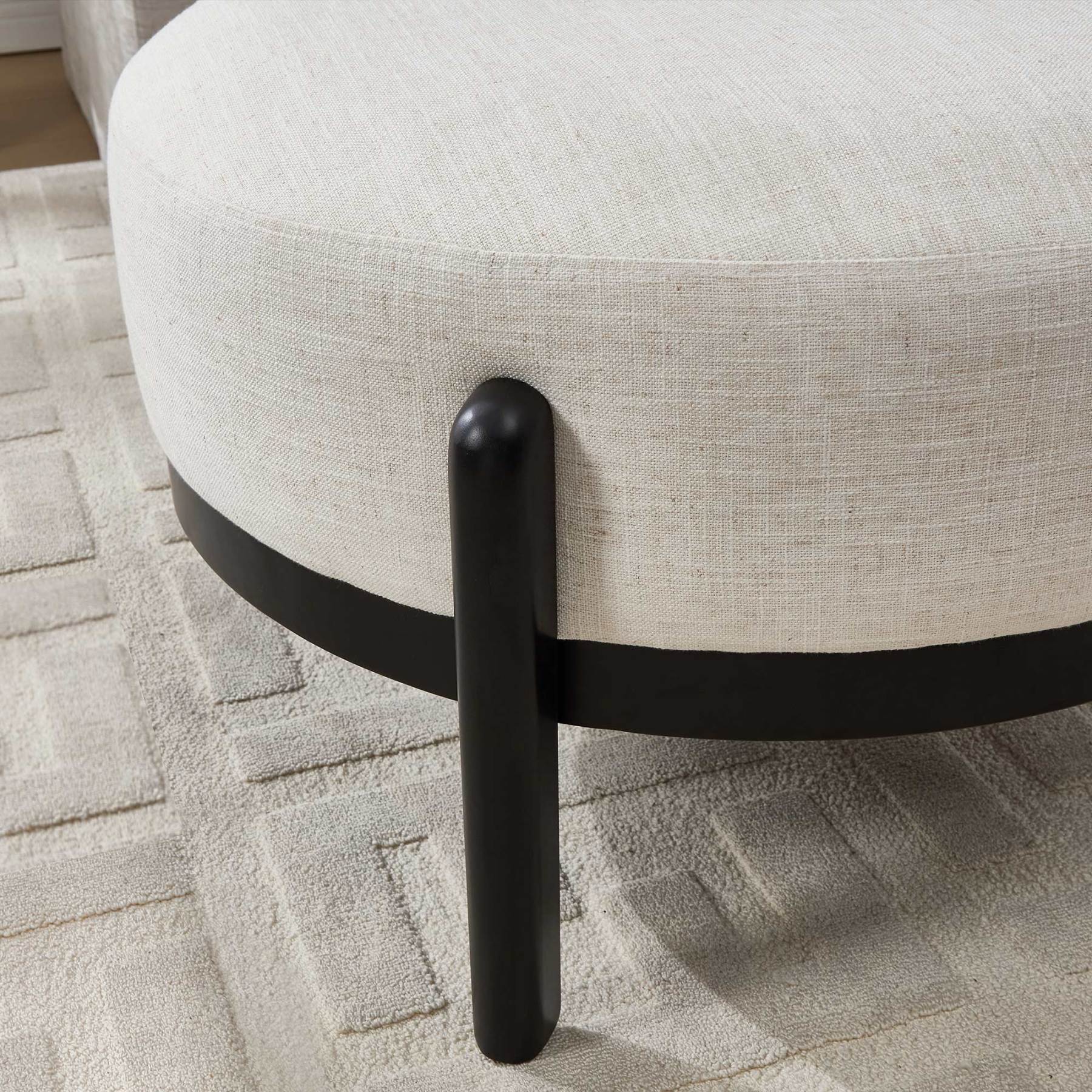 Carter Round Ottoman