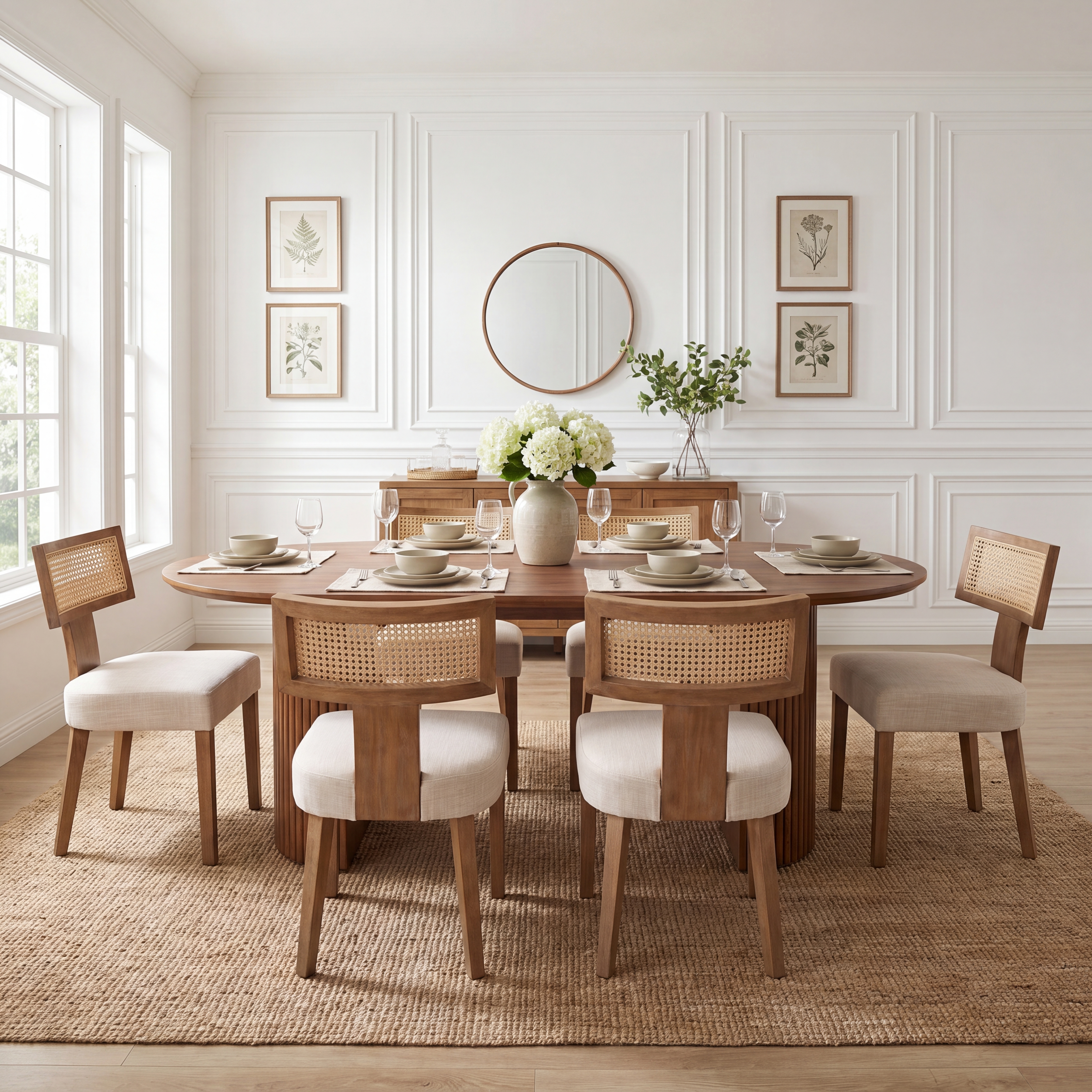 [Copy]Payson Dining Table With Chairs Set
