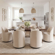 Ryan Modern Upholstered Swivel Dining Chair