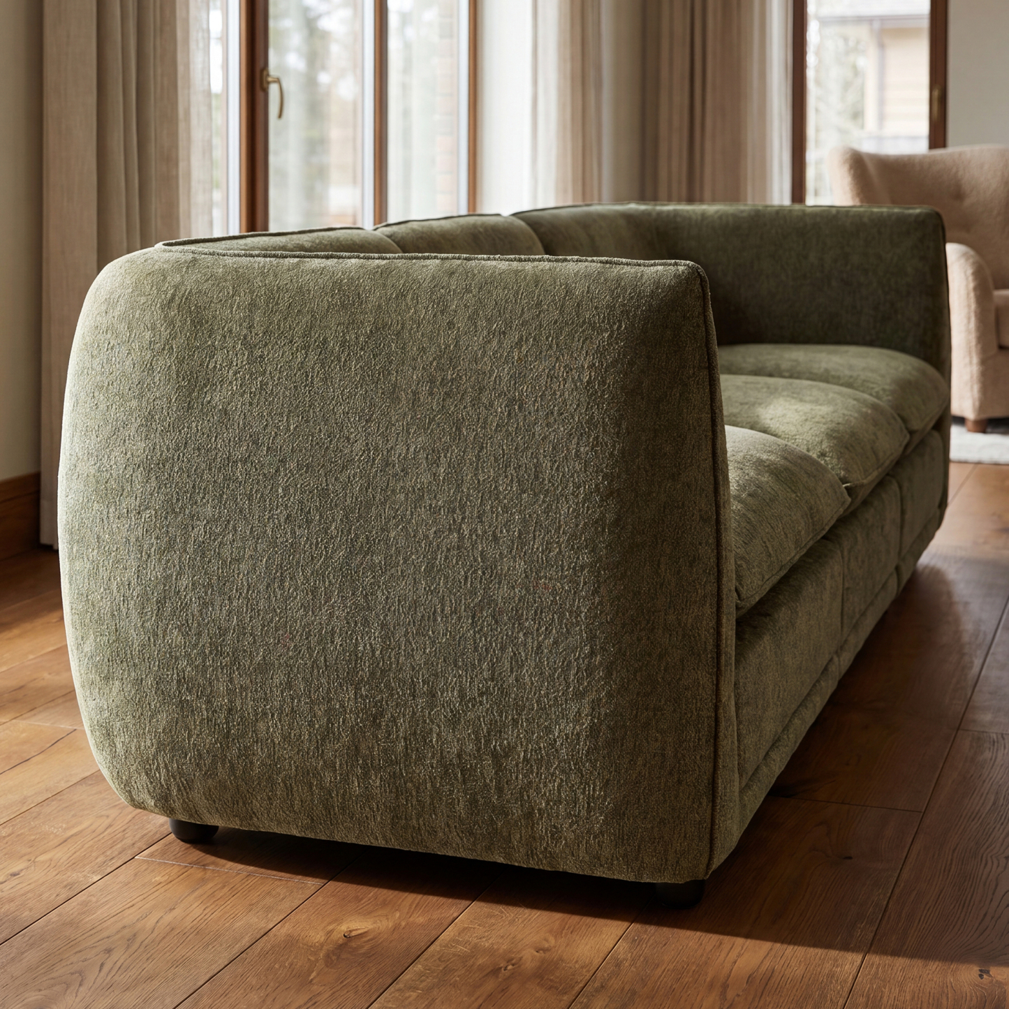 Arden Upholstered Chenille Sofa