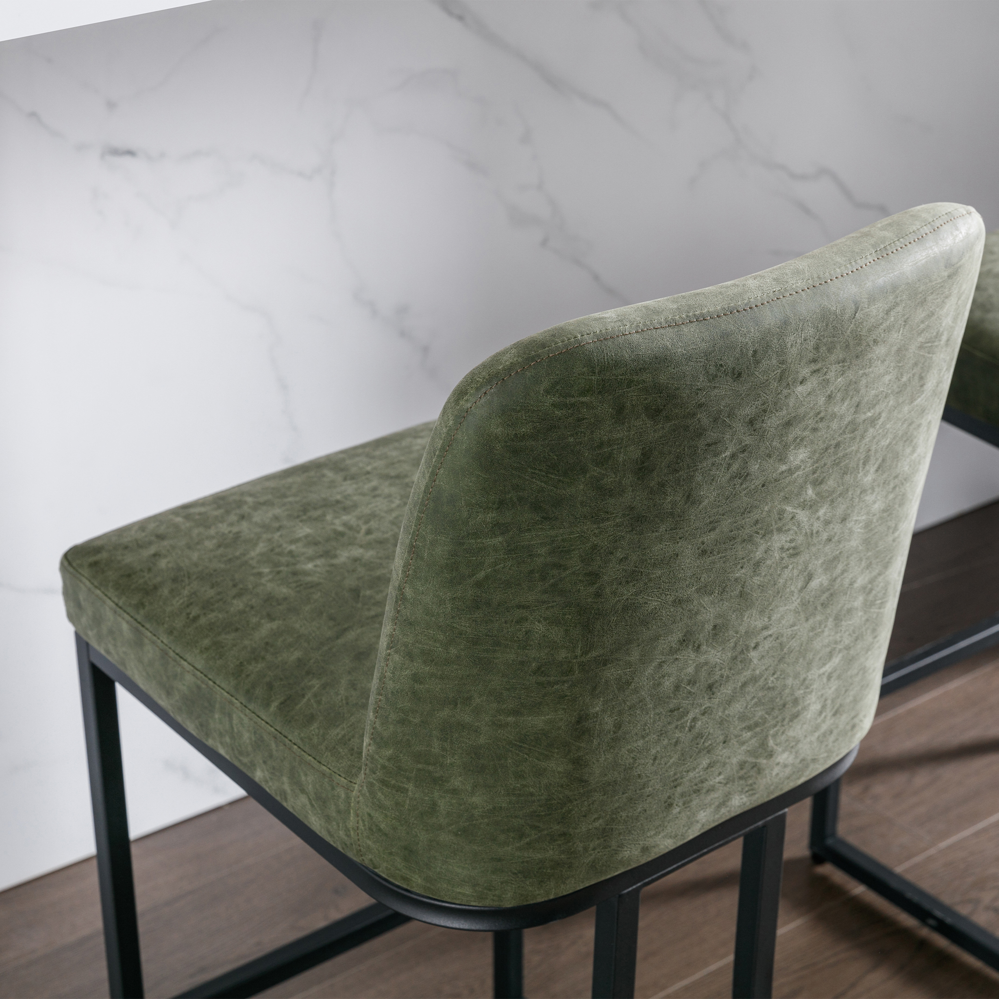 Square Counter & Bar Stools (Set of 2)