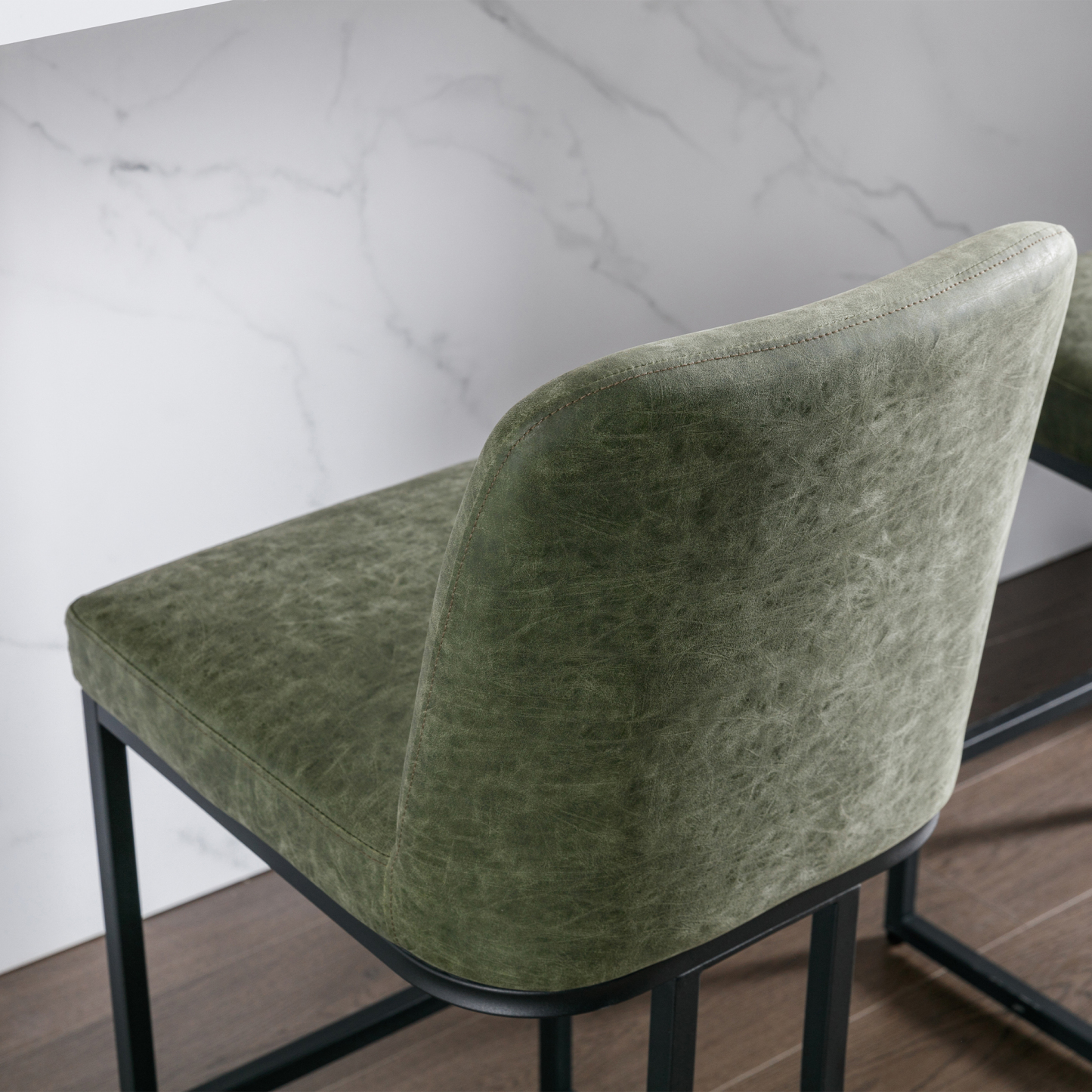 Square Counter & Bar Stools (Set of 2)