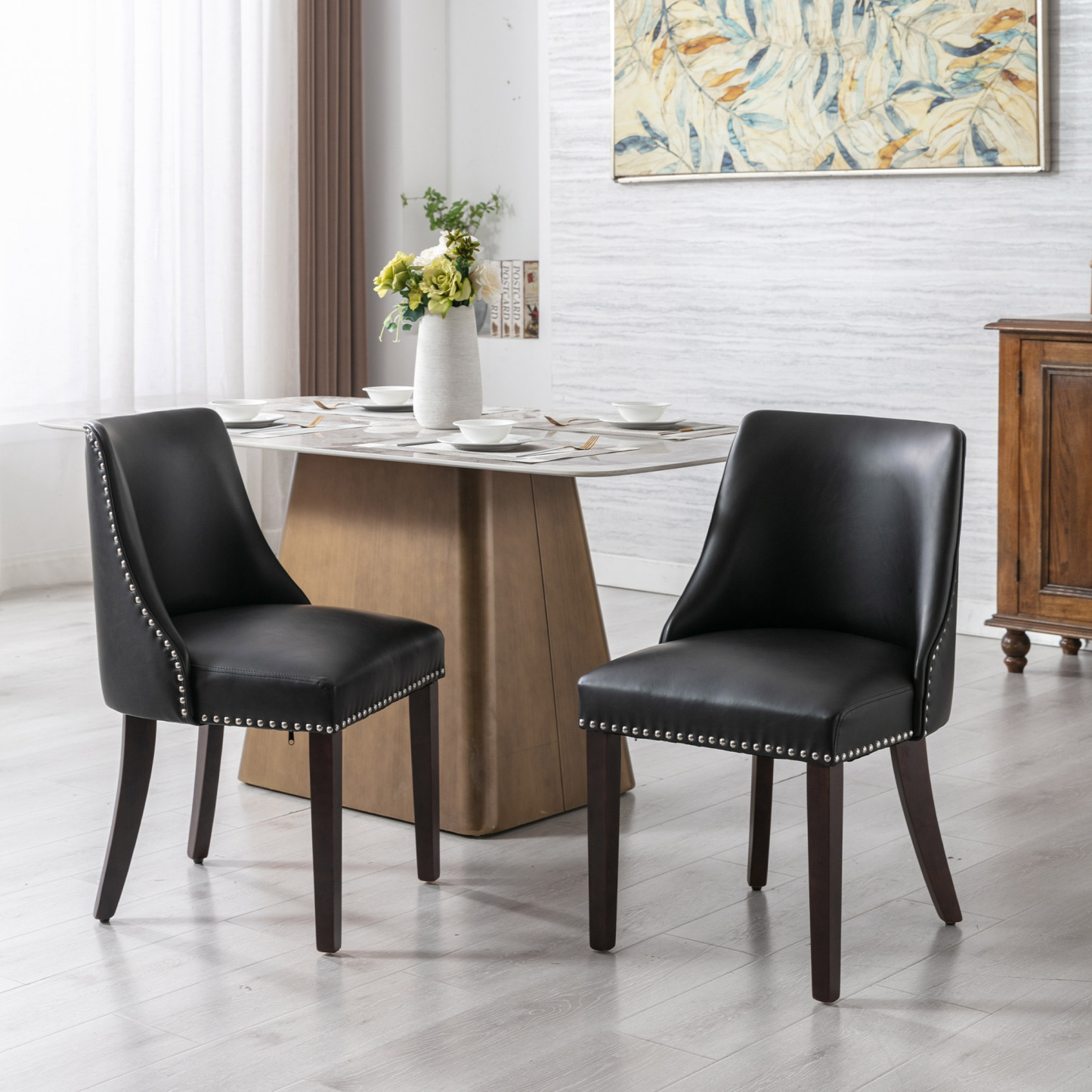 Eloise Linen Dining Chairs (Set of 2)