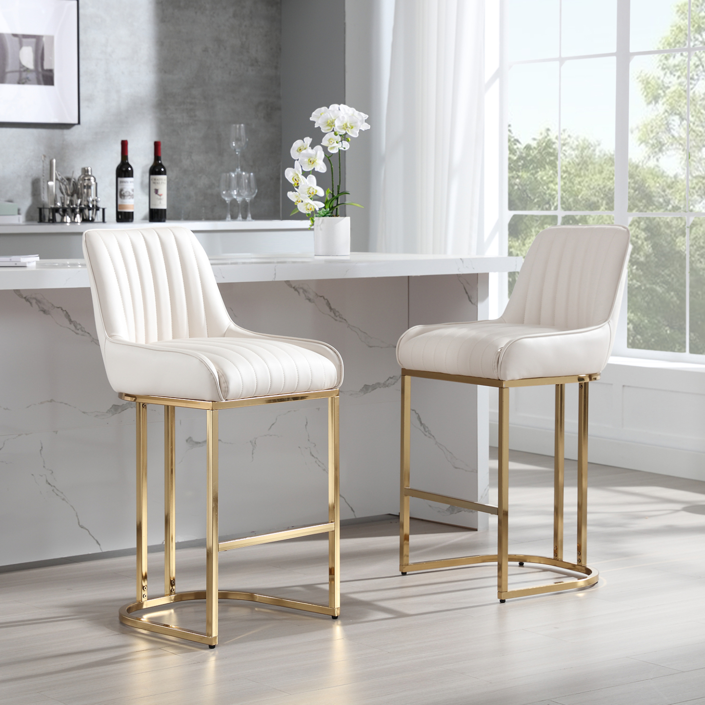 Spencer Counter & Bar Stools (Set of 2)