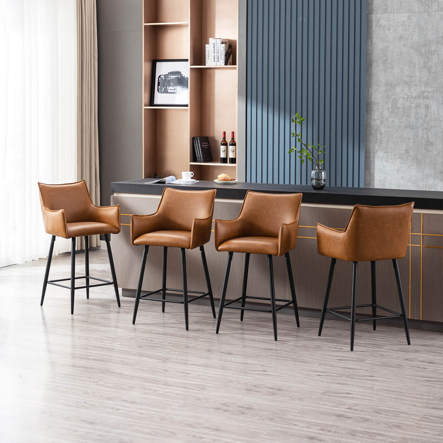 Dowel Bar Stools (Set of 2)