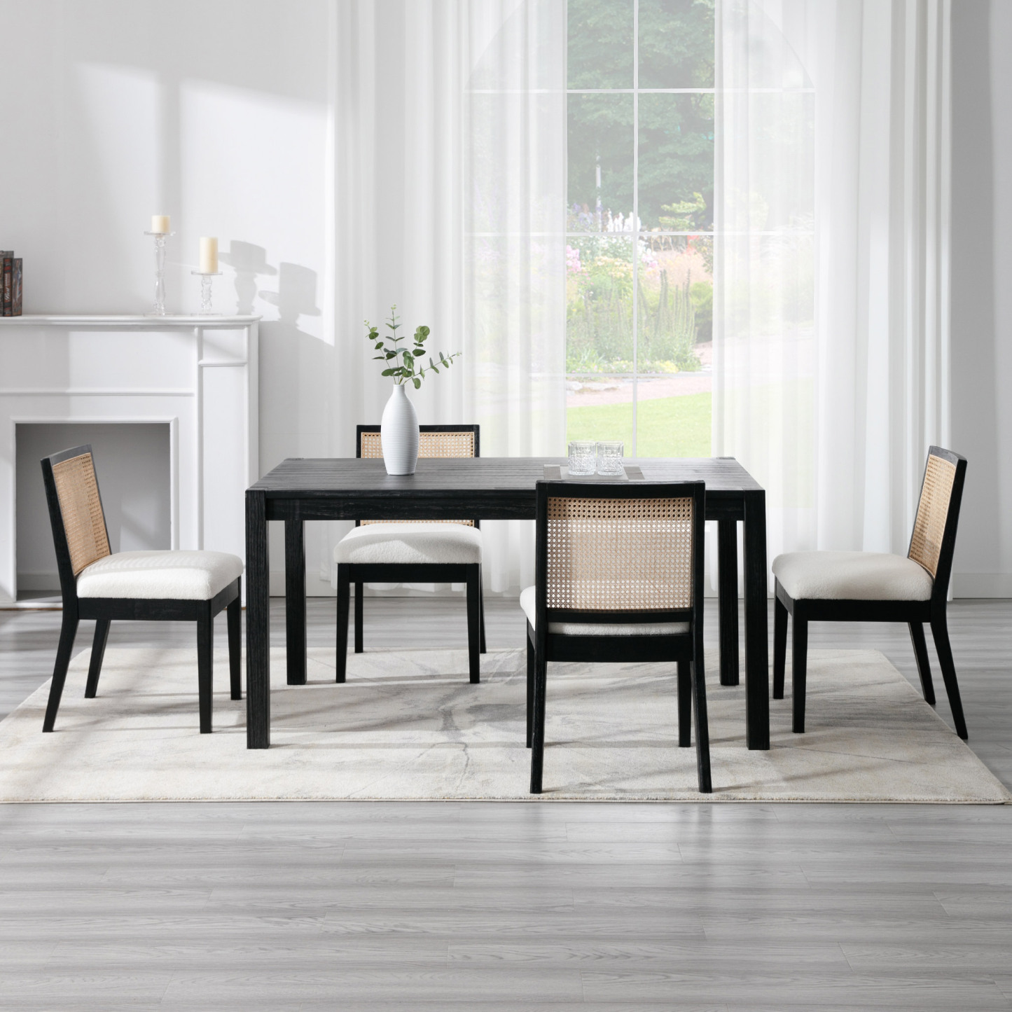 Weston Cane Dining Chairs (Set of 2)