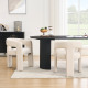 Mateo Oval Dining Table With Dove Chairs Set