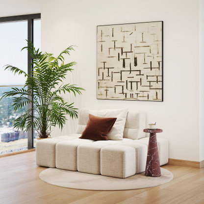 Lauren Cultured Marble Side Table