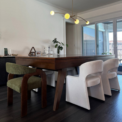 Clara Mid Century Modern Dining Chairs (Set of 2)