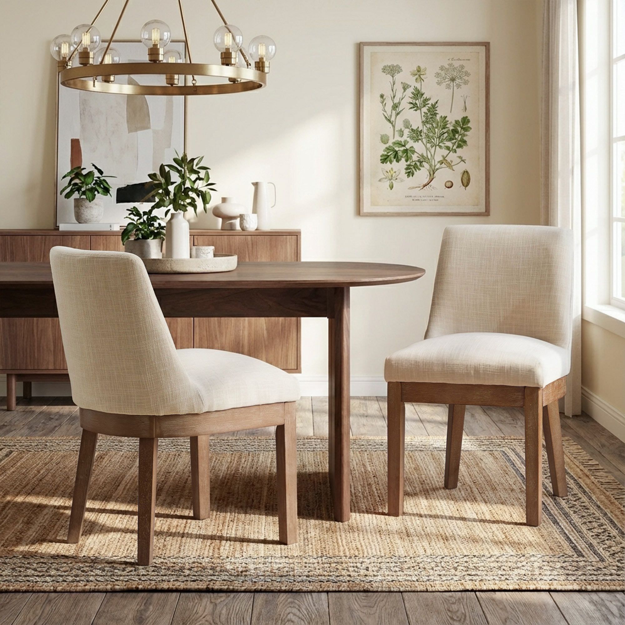 Codie Modern Upholstered Dining Chairs (Set of 2) | DAYALANE