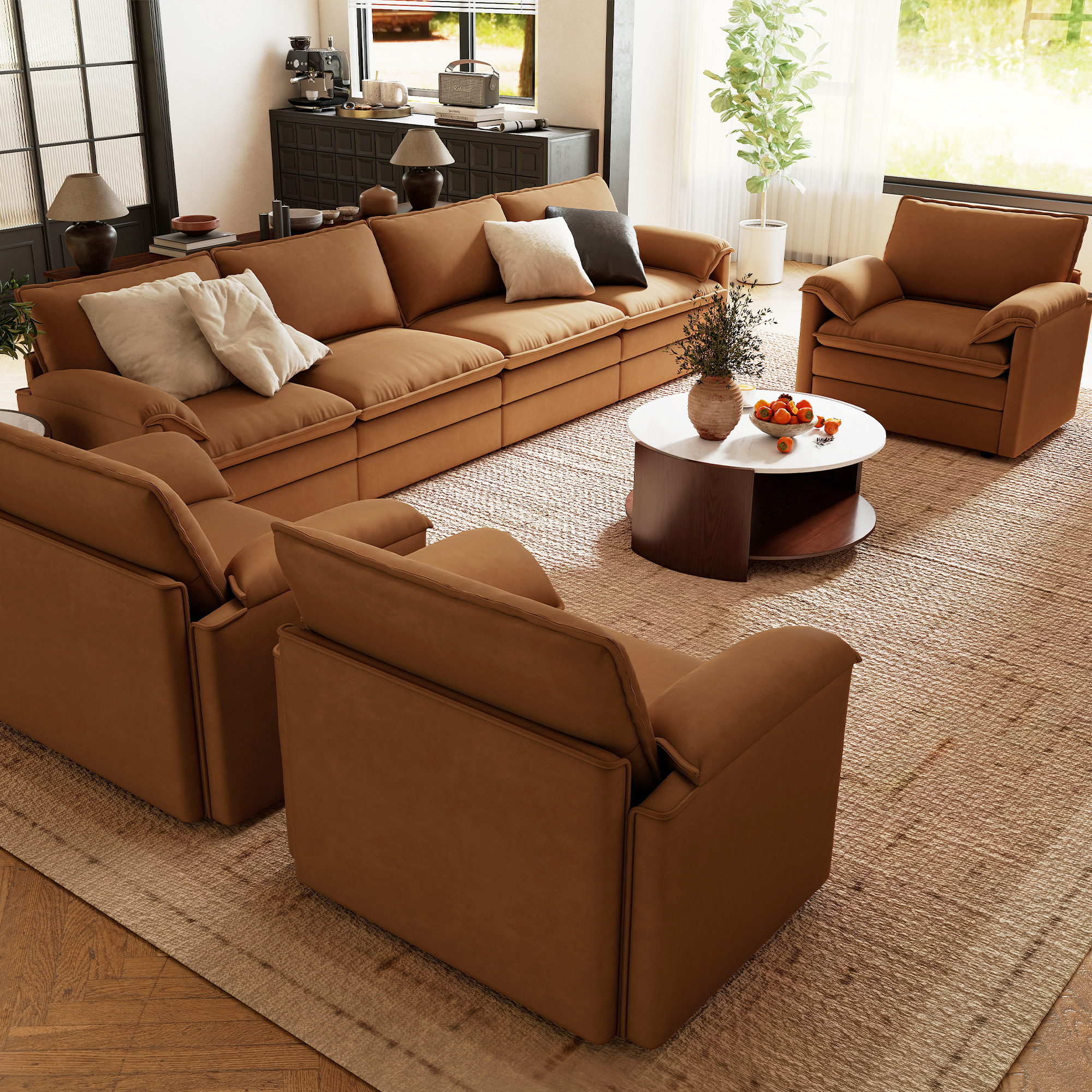 Livia Luxury Modular Sofa | Washable & Pet-Friendly Couch – DAYALANE