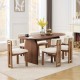 Birch Oval Dining Table Set