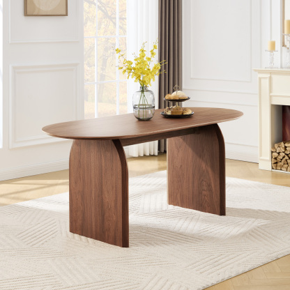 Birch Oval Dining Table Set