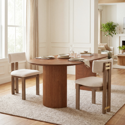 Griid Dining Chairs (Set of 2) - Modern Solid Wood Dining Chairs