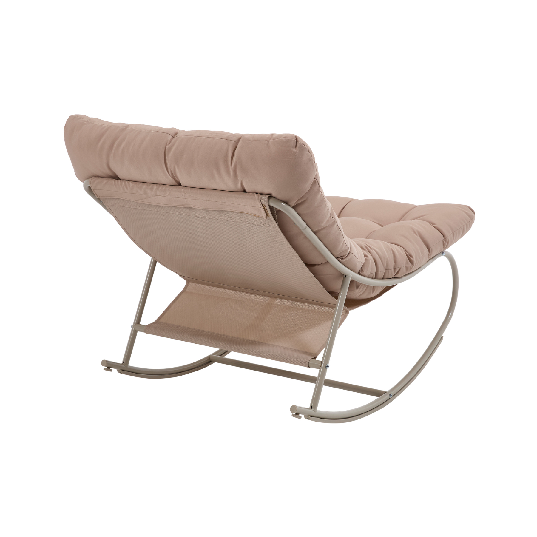 Vincent Outdoor Rocking Chair With Ottoman