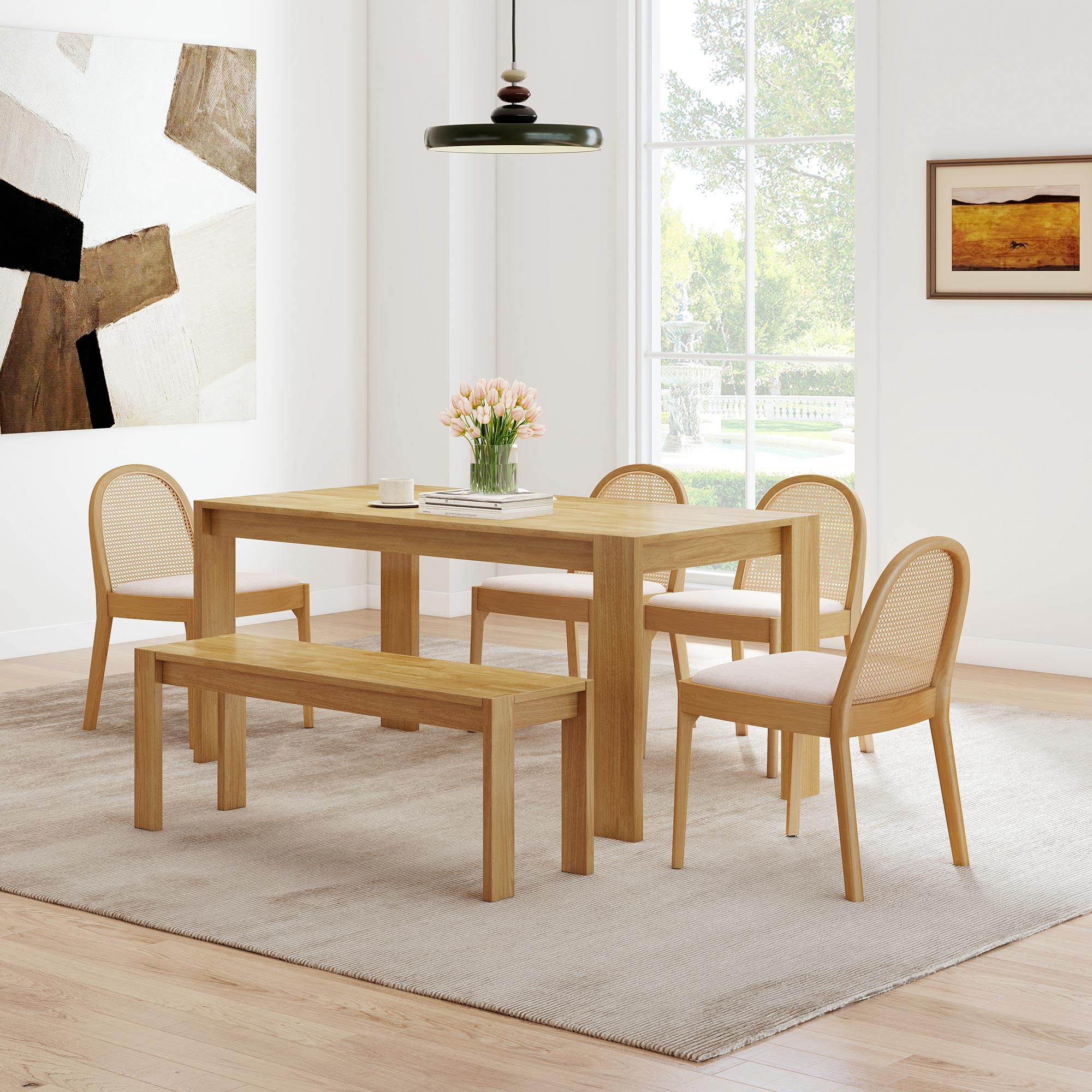 Mason Dining Table Set For 4-6