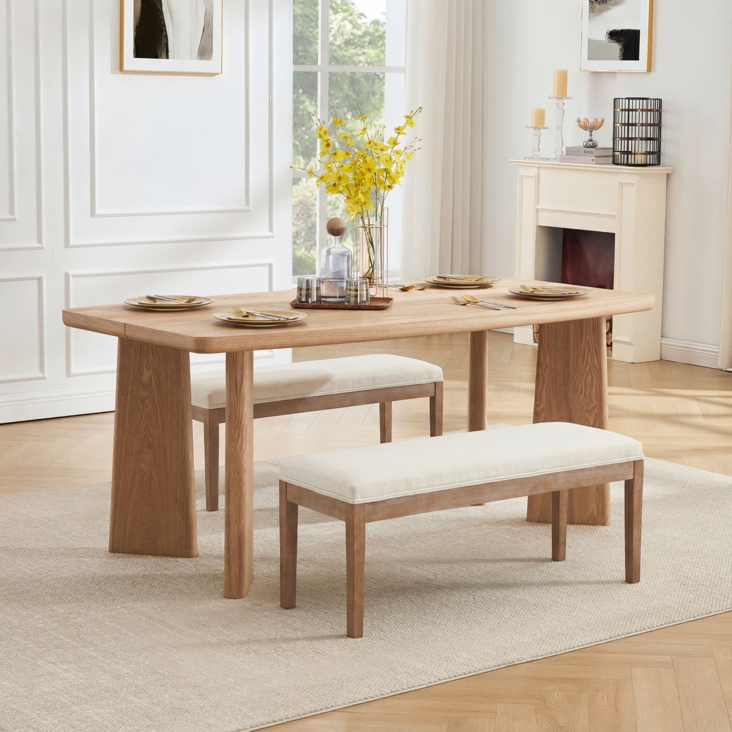 71 '' Rectangle Dining Table Set
