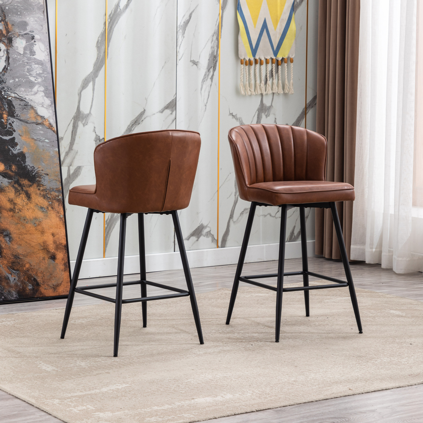 Cameo Counter & Bar Stools (Set of 4)
