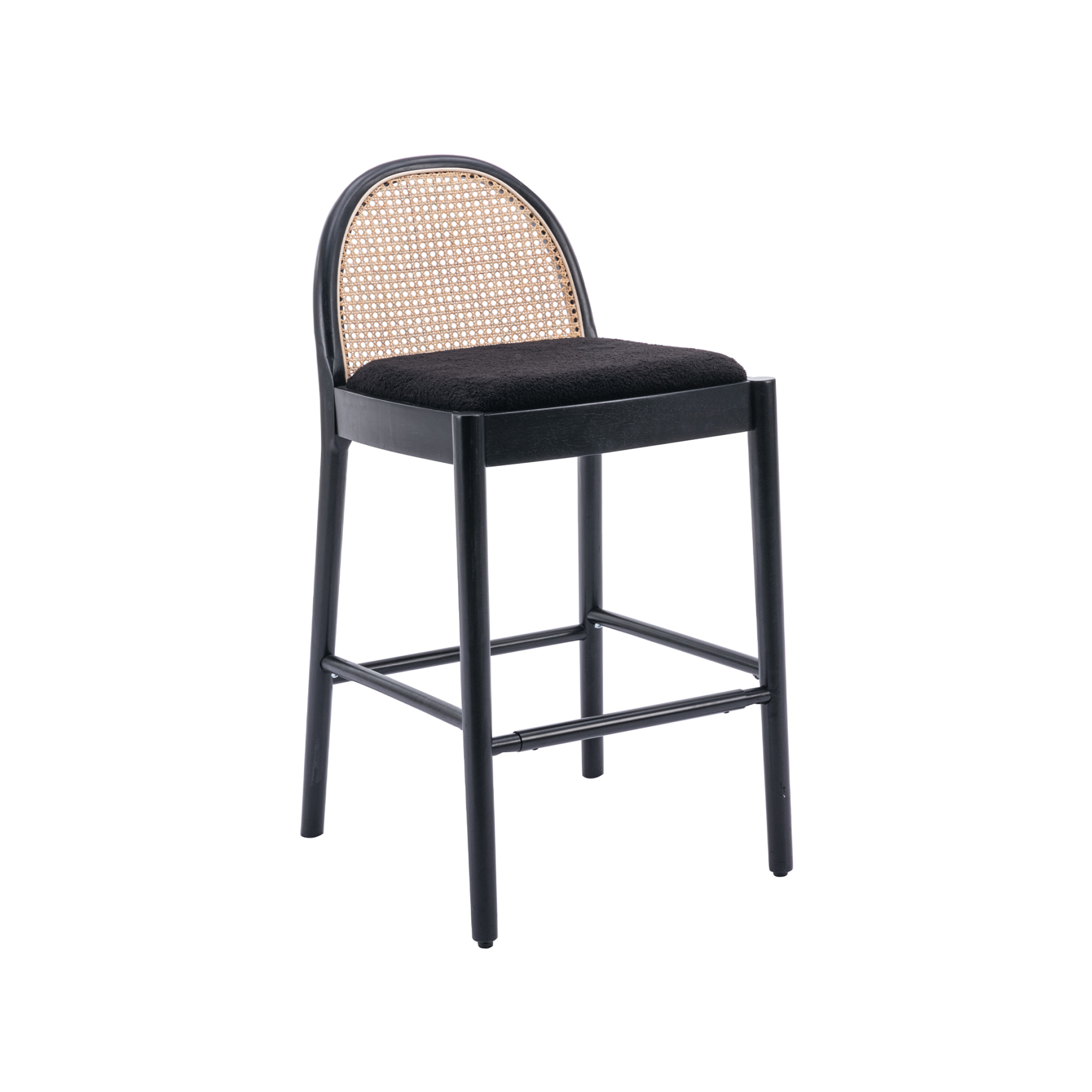 Salem Round Rattan Bar Stools (Set of 2)