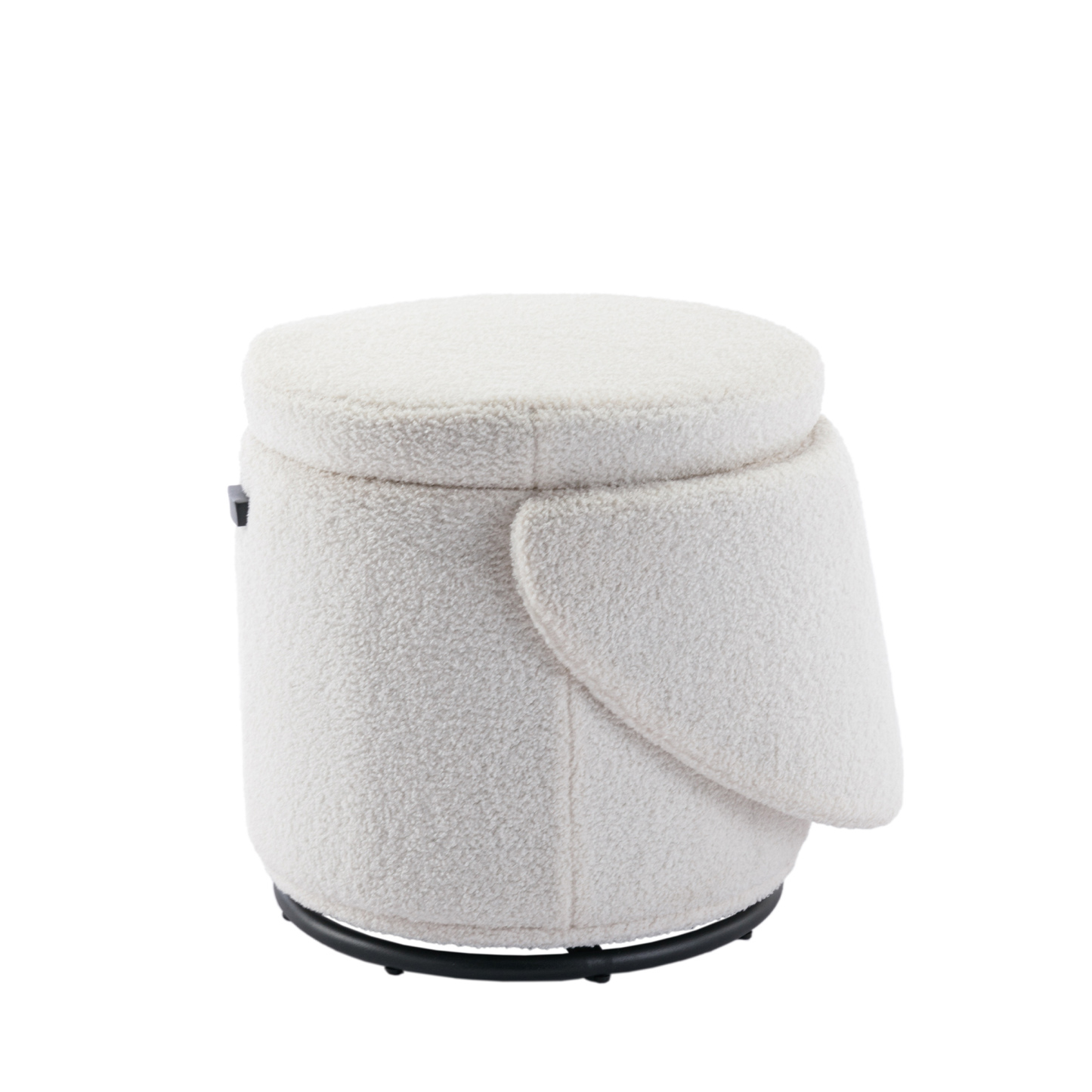 Round Storage Swivel Chair