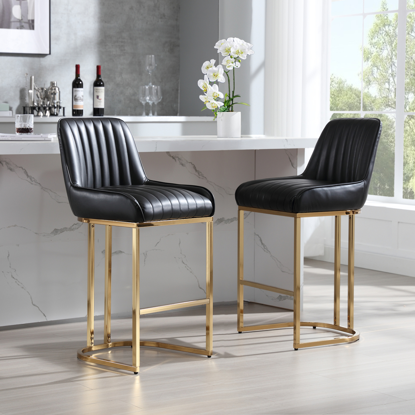 Spencer Counter & Bar Stools (Set of 2)
