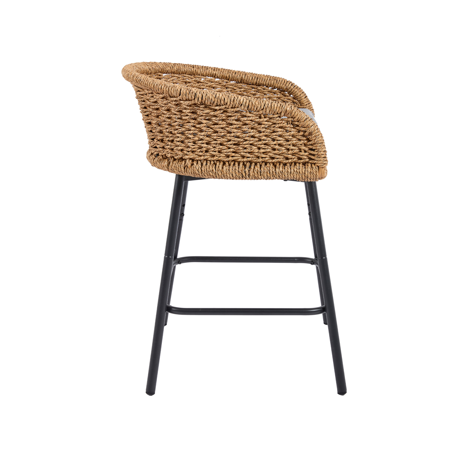 Neil Outdoor Cane Bar Stools (Set of 2)