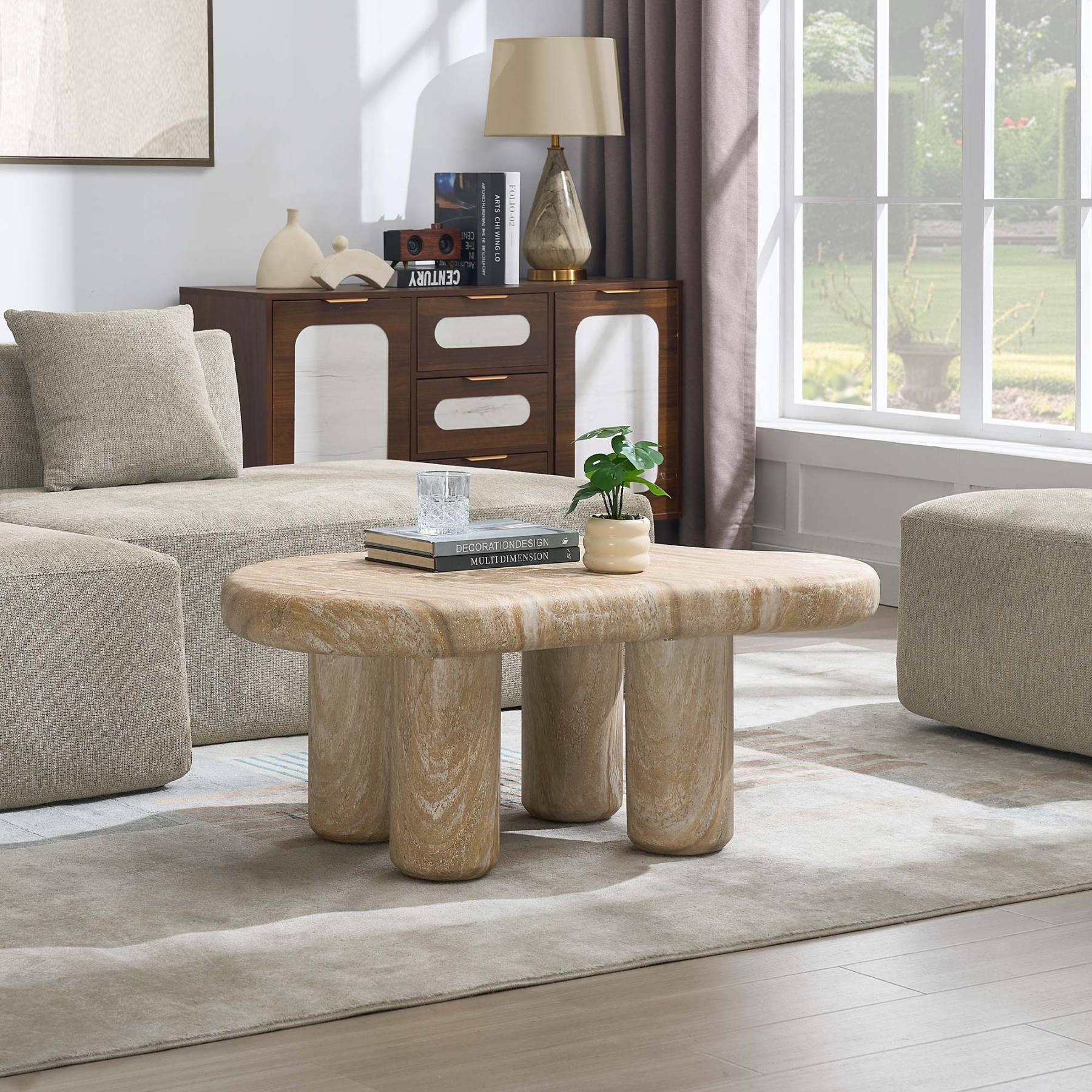 Olivia Stone Coffee Table