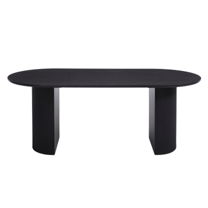Mateo Oval Dining Table With Dove Chairs Set
