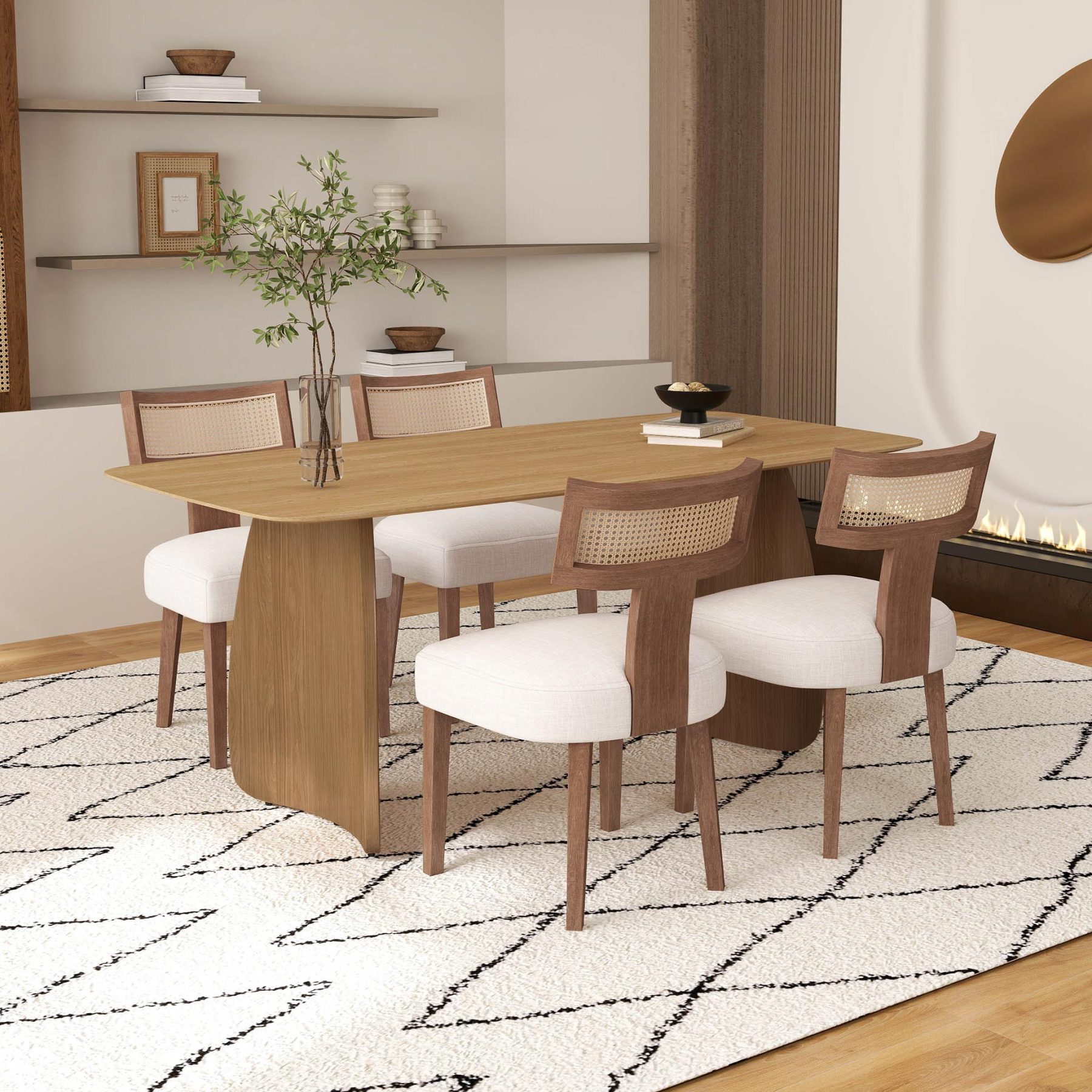 Nico Dining Table Set For 4-6