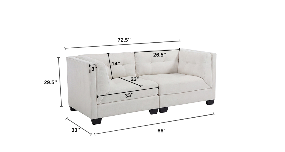 Loveseat Sofa Dimensions